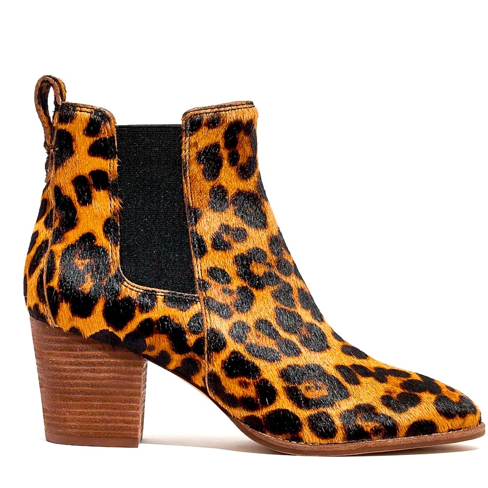 Madewell Regan Boot Leopard Calf hair. Barely worn! Sz: 8